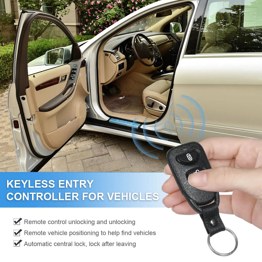 12V Universal Car Auto Remote Central Locking Kit