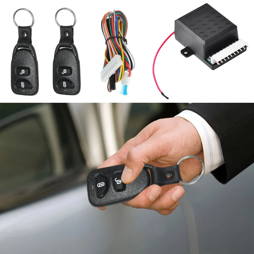 12V Universal Car Auto Remote Central Locking Kit