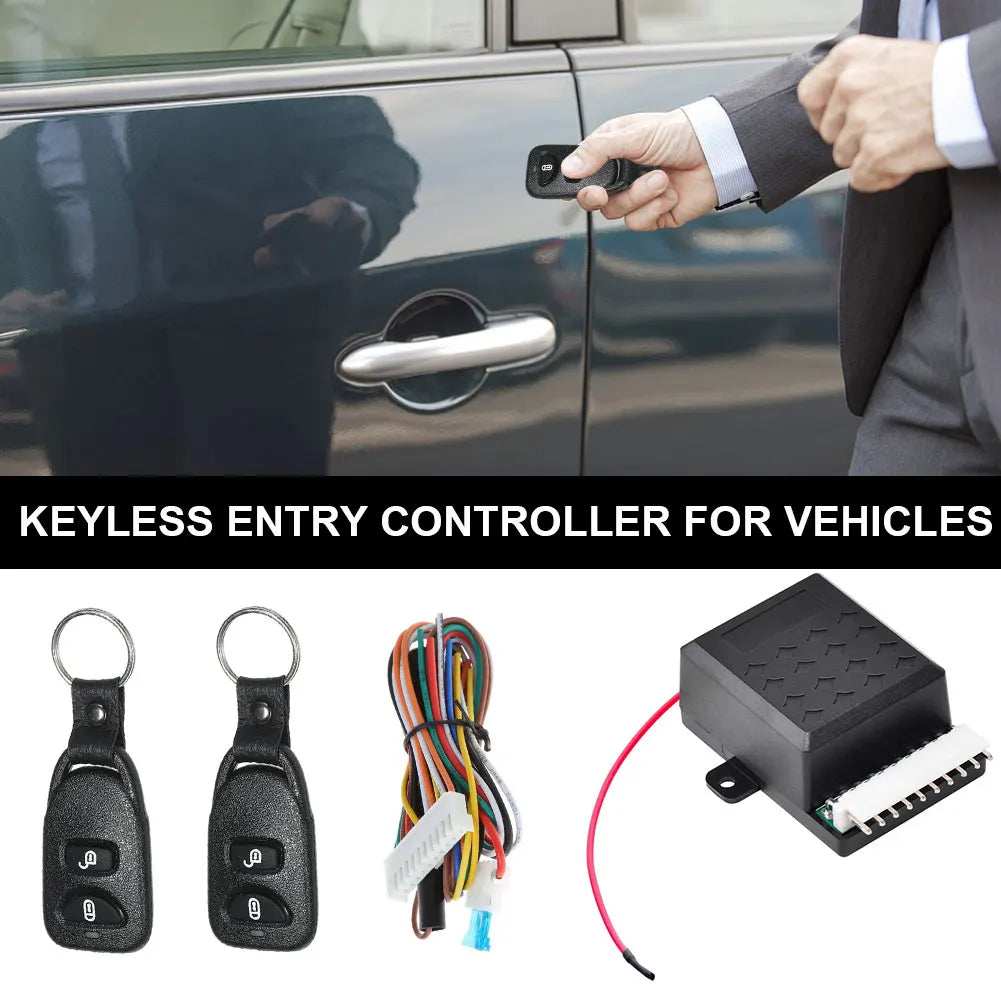 12V Universal Car Auto Remote Central Locking Kit